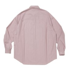 画像2: COOTIE PRODUCTIONS/Stripe Broad L/S Shirt（Pink）［ストライプブロードシャツ-26春夏］ (2)