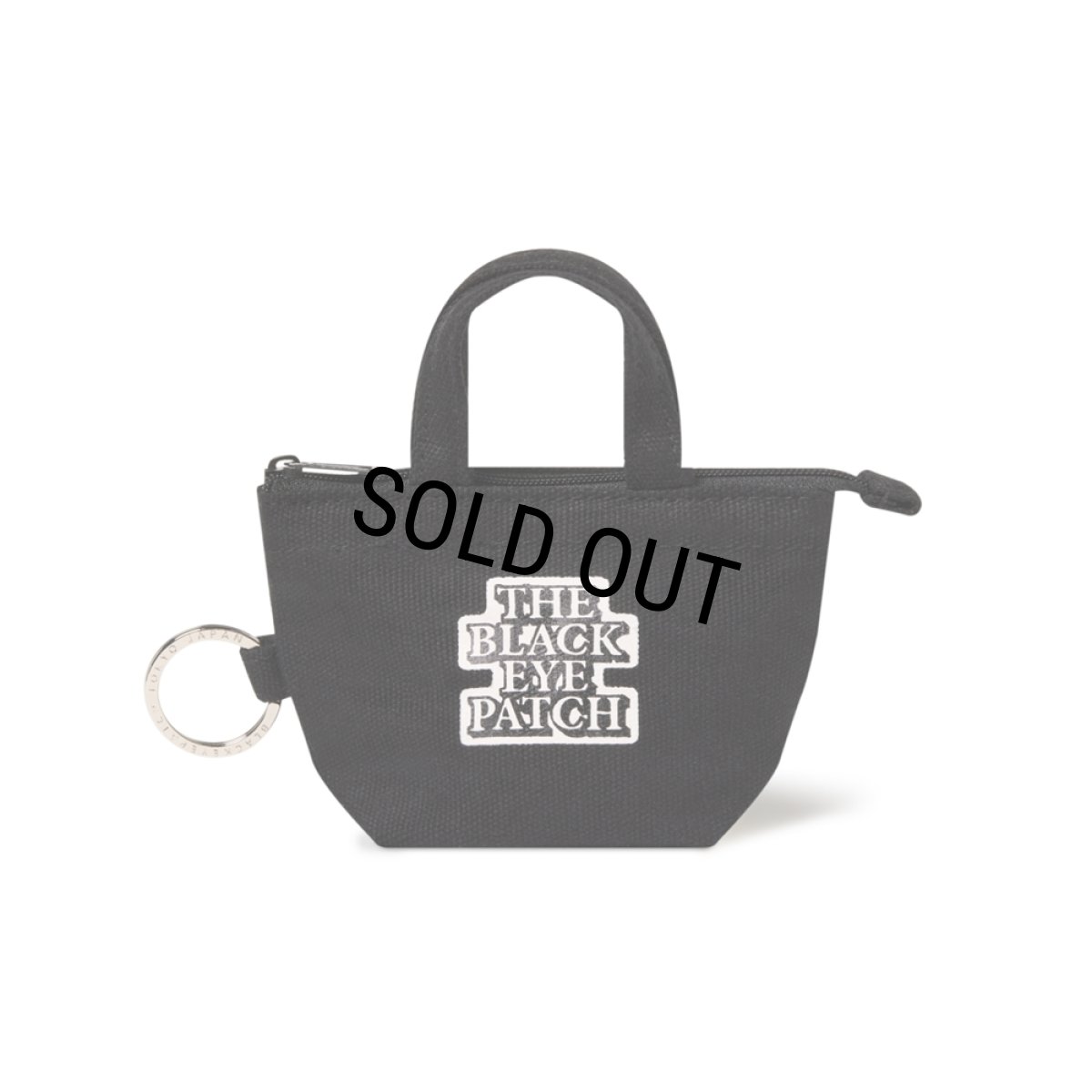 画像1: BlackEyePatch/OG LABEL TOTE KEYCHAIN（BLACK） (1)