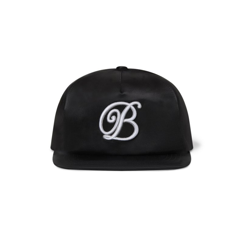 画像1: BlackEyePatch/B EMBLEM SATIN CAP（BLACK）