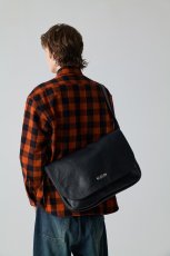 画像10: CALEE/VINTAGE TYPE BLOCK CHECK SH（BLACK/RED）［ブロックチェックシャツ-26春夏］ (10)