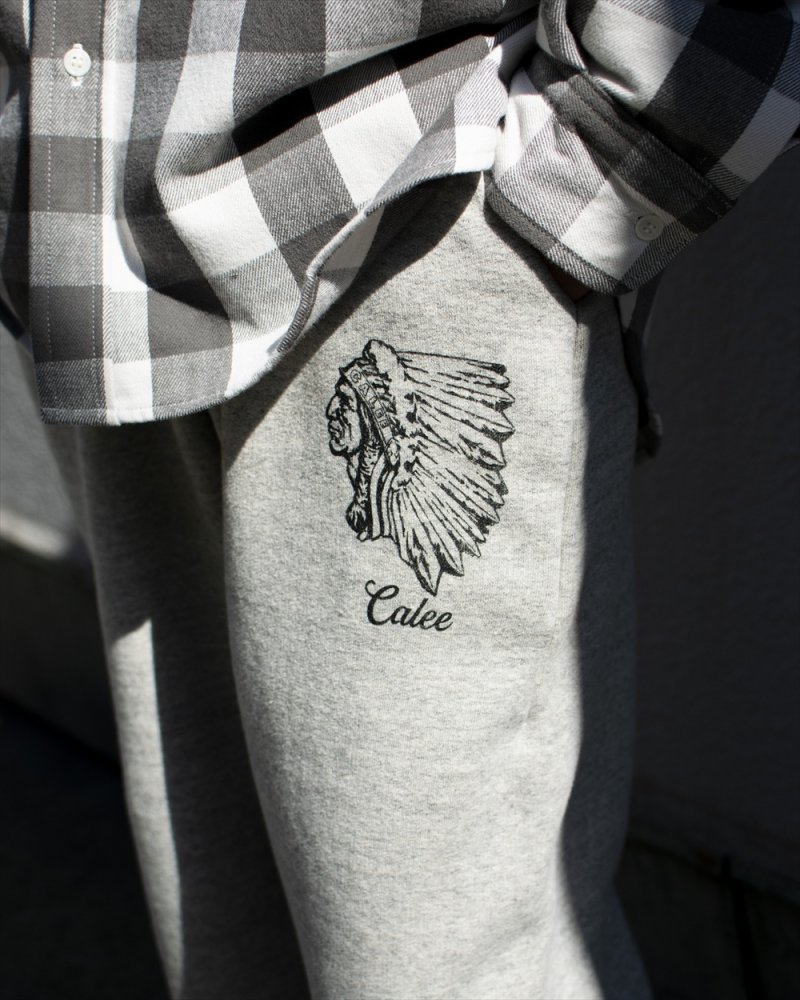 画像3: CALEE/TOMPKIN'S LOOP TYPE 40'S SWEAT RELAX PANTS（VINTAGE GRAY）［スウェットリラックスパンツ-26春夏］