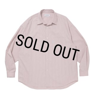 COOTIE PRODUCTIONS/Stripe Broad L/S Shirt（Pink）［ストライプ