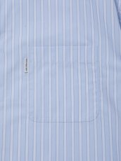 画像3: COOTIE PRODUCTIONS/Stripe Broad L/S Shirt（Saxe）［ストライプブロードシャツ-26春夏］ (3)