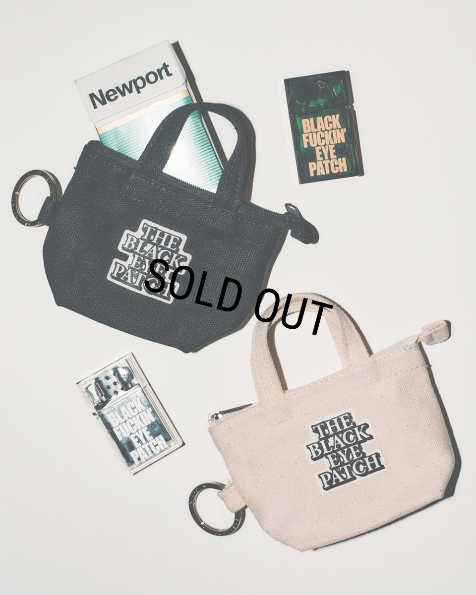 画像3: BlackEyePatch/OG LABEL TOTE KEYCHAIN（BLACK） (3)