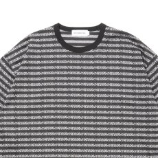 画像3: COOTIE PRODUCTIONS/Supima Jacquard Border L/S Tee（Black）［ジャガードボーダー長袖T-26春夏］ (3)