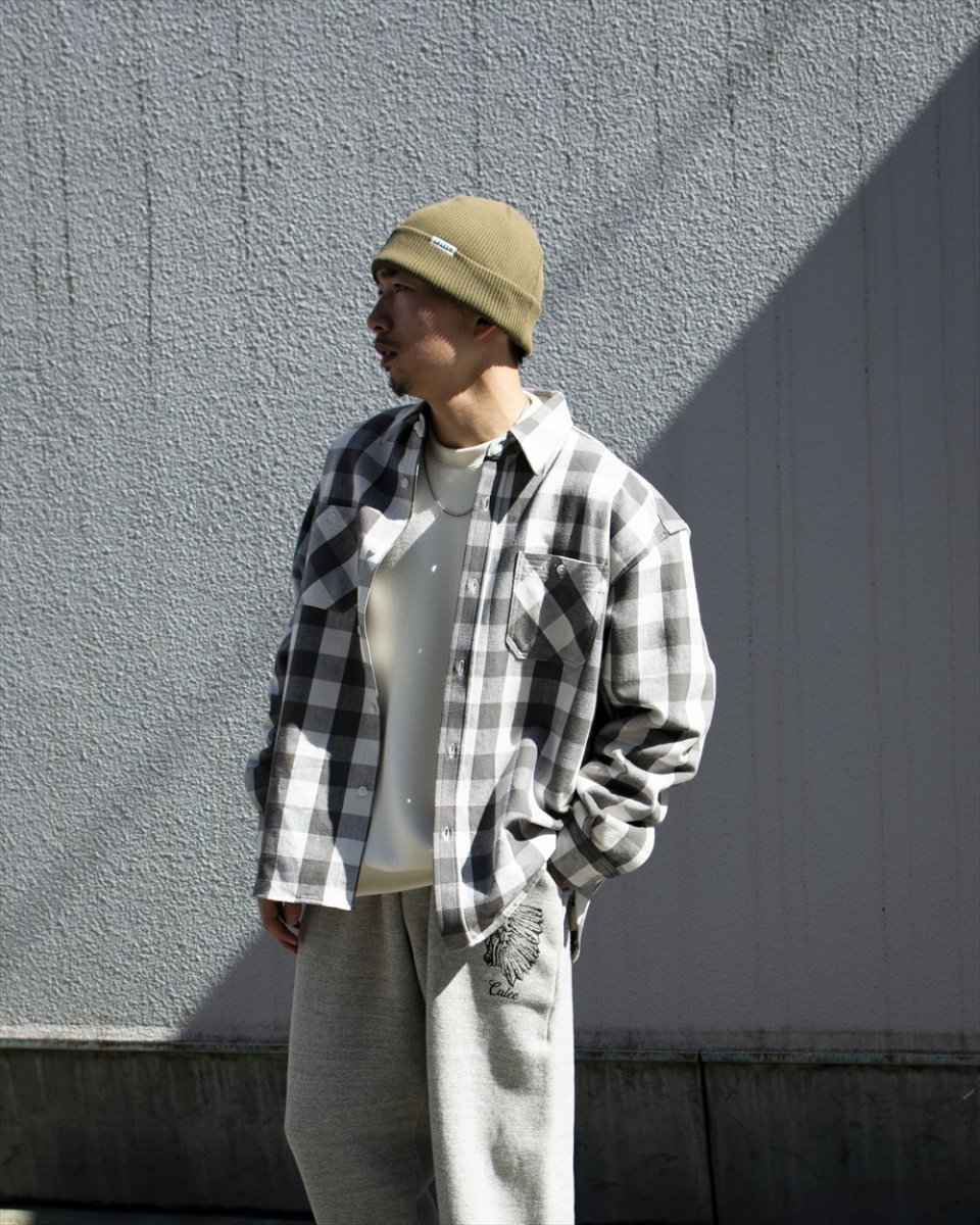 画像3: CALEE/TOMPKIN'S LOOP TYPE 40'S SWEAT RELAX PANTS（VINTAGE GRAY）［スウェットリラックスパンツ-26春夏］ (3)