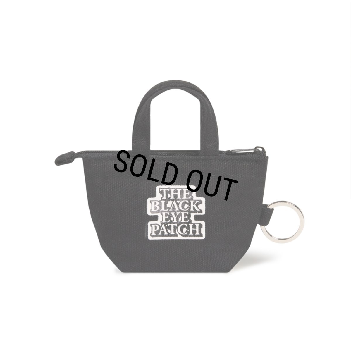 画像2: BlackEyePatch/OG LABEL TOTE KEYCHAIN（BLACK） (2)