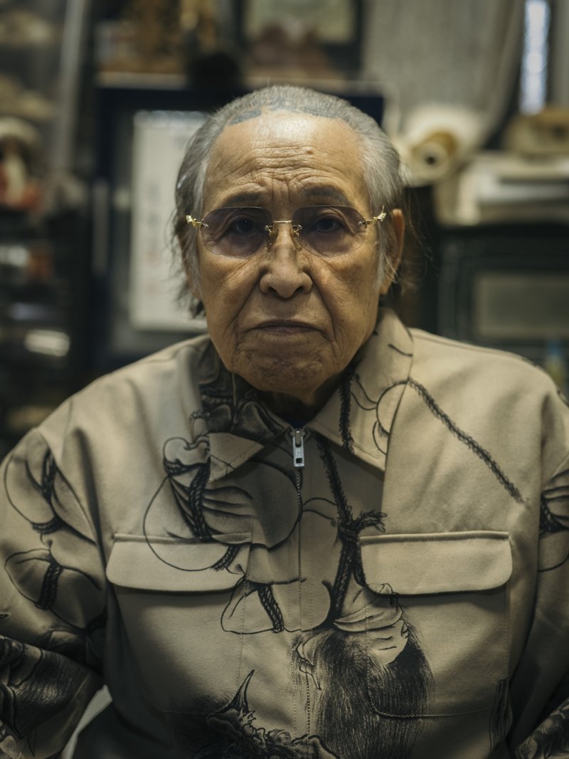 画像3: exodus brand/百鬼図 WOOL GABARDINE SWING TOP JACKET（BEIGE）［スウィングトップJKT-26春夏］