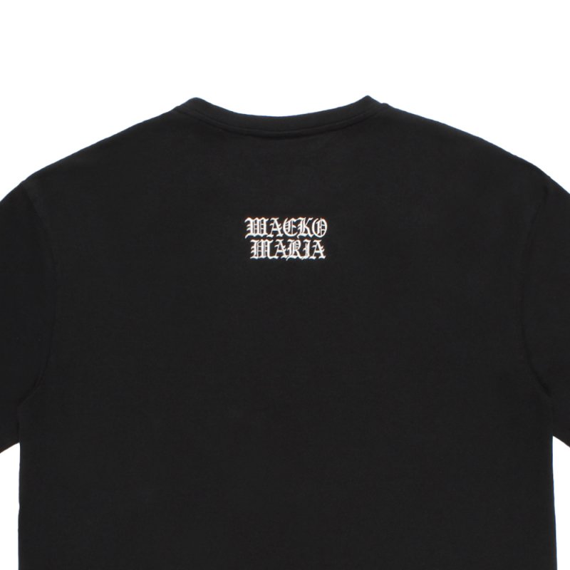 画像3: WACKO MARIA/UFC / WASHED HEAVY WEIGHT T-SHIRT（BLACK）［プリント+刺繍T-26春夏］
