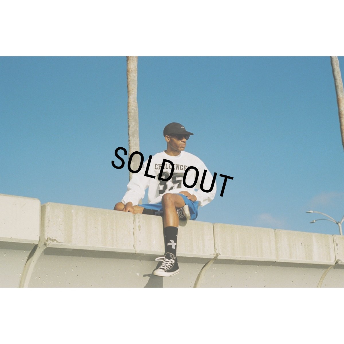 画像4: CHALLENGER/L/S NUMBERS WIND CREW（WHITE）［ナンバーズウィンドクルー-26春夏］ (4)