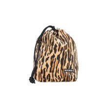 画像1: WACKO MARIA/VELVET DRAWSTRING BAG（BEIGE）［ベルベットドローストリングバッグ-26春夏］ (1)