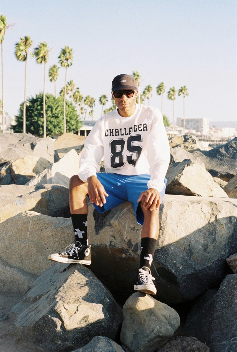 画像5: CHALLENGER/L/S NUMBERS WIND CREW（WHITE）［ナンバーズウィンドクルー-26春夏］ (5)