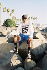 画像5: CHALLENGER/L/S NUMBERS WIND CREW（WHITE）［ナンバーズウィンドクルー-26春夏］ (5)