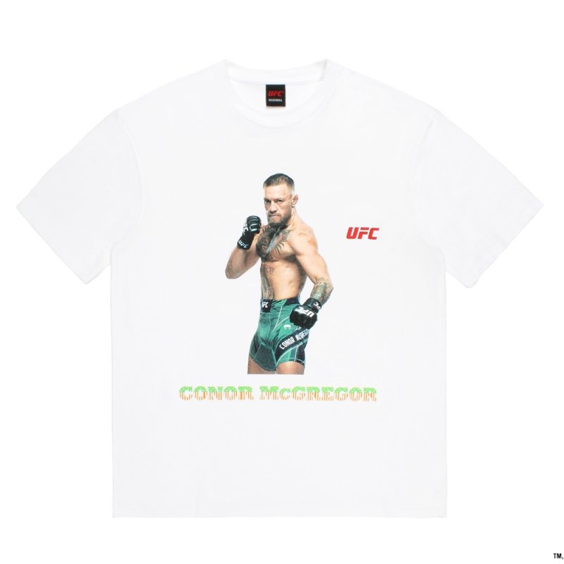 画像1: WACKO MARIA/UFC / WASHED HEAVY WEIGHT T-SHIRT（WHITE）［プリント+刺繍T-26春夏］
