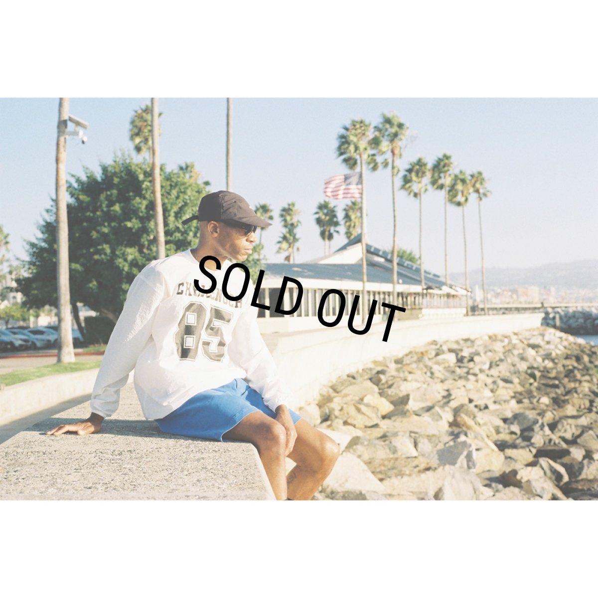 画像6: CHALLENGER/L/S NUMBERS WIND CREW（BLACK）［ナンバーズウィンドクルー-26春夏］ (6)