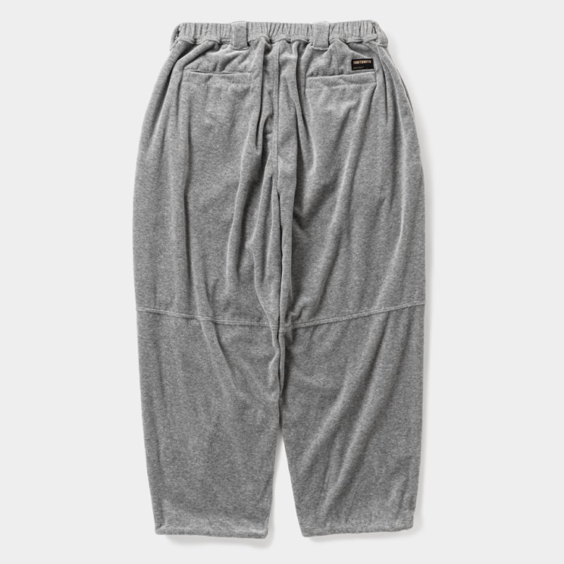画像2: TIGHTBOOTH/VELOUR BALLOON PANTS（Gray）［ベロアバルーンパンツ-26春夏］