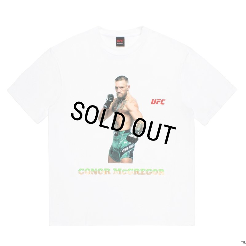 WACKO MARIA/UFC / WASHED HEAVY WEIGHT T-SHIRT（WHITE）［プリント+