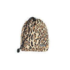 画像1: WACKO MARIA/LEOPARD DRAWSTRING BAG（BEIGE）［レオパードドローストリングバッグ-26春夏］ (1)