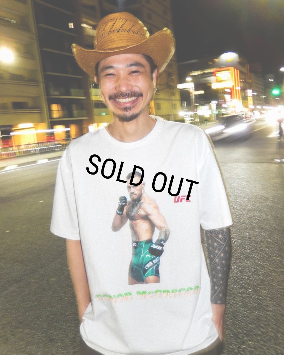 画像4: WACKO MARIA/UFC / WASHED HEAVY WEIGHT T-SHIRT（WHITE）［プリント+刺繍T-26春夏］ (4)