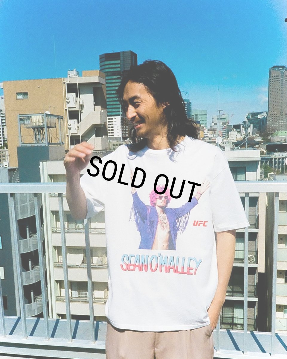 画像4: WACKO MARIA/UFC / WASHED HEAVY WEIGHT T-SHIRT（WHITE）［プリント+刺繍T-26春夏］ (4)