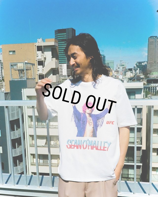 WACKO MARIA/UFC / WASHED HEAVY WEIGHT T-SHIRT（WHITE）［プリント+
