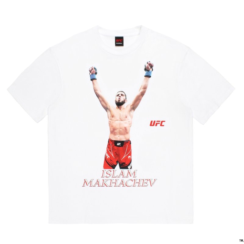 画像1: WACKO MARIA/UFC / WASHED HEAVY WEIGHT T-SHIRT（WHITE）［プリント+刺繍T-26春夏］