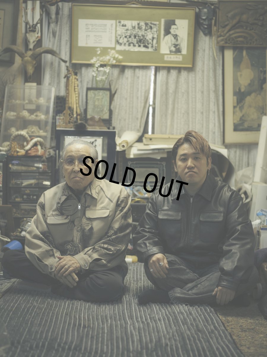 画像7: exodus brand/百鬼図 WOOL GABARDINE SWING TOP JACKET（BEIGE）［スウィングトップJKT-26春夏］ (7)