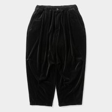 画像1: TIGHTBOOTH/VELOUR BALLOON PANTS（Black）［ベロアバルーンパンツ-26春夏］ (1)