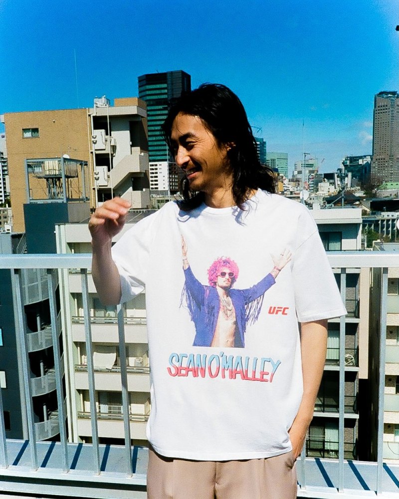 画像3: WACKO MARIA/UFC / WASHED HEAVY WEIGHT T-SHIRT（WHITE）［プリント+刺繍T-26春夏］