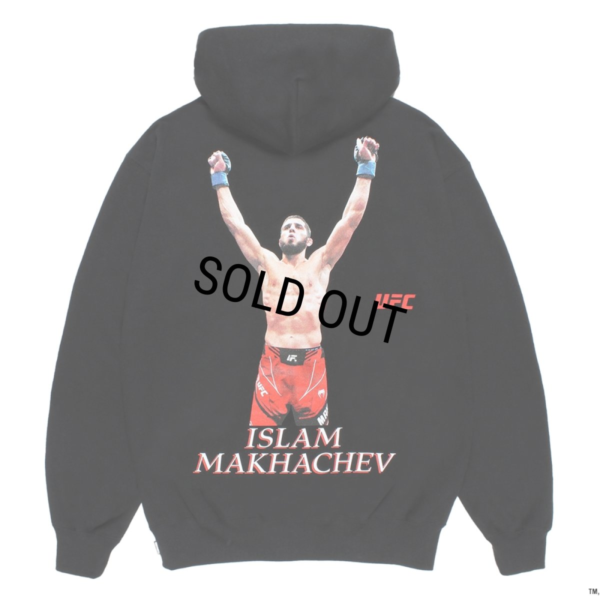 画像1: WACKO MARIA/UFC / HEAVY WEIGHT ZIP HOODED SWEAT SHIRT（BLACK）［ジップアップパーカー-26春夏］ (1)