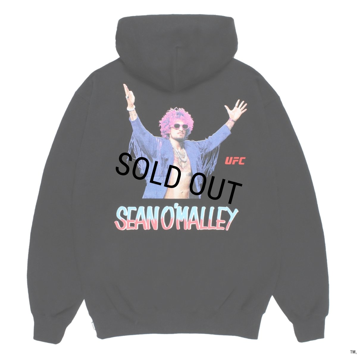 画像1: WACKO MARIA/UFC / HEAVY WEIGHT ZIP HOODED SWEAT SHIRT（BLACK）［ジップアップパーカー-26春夏］ (1)