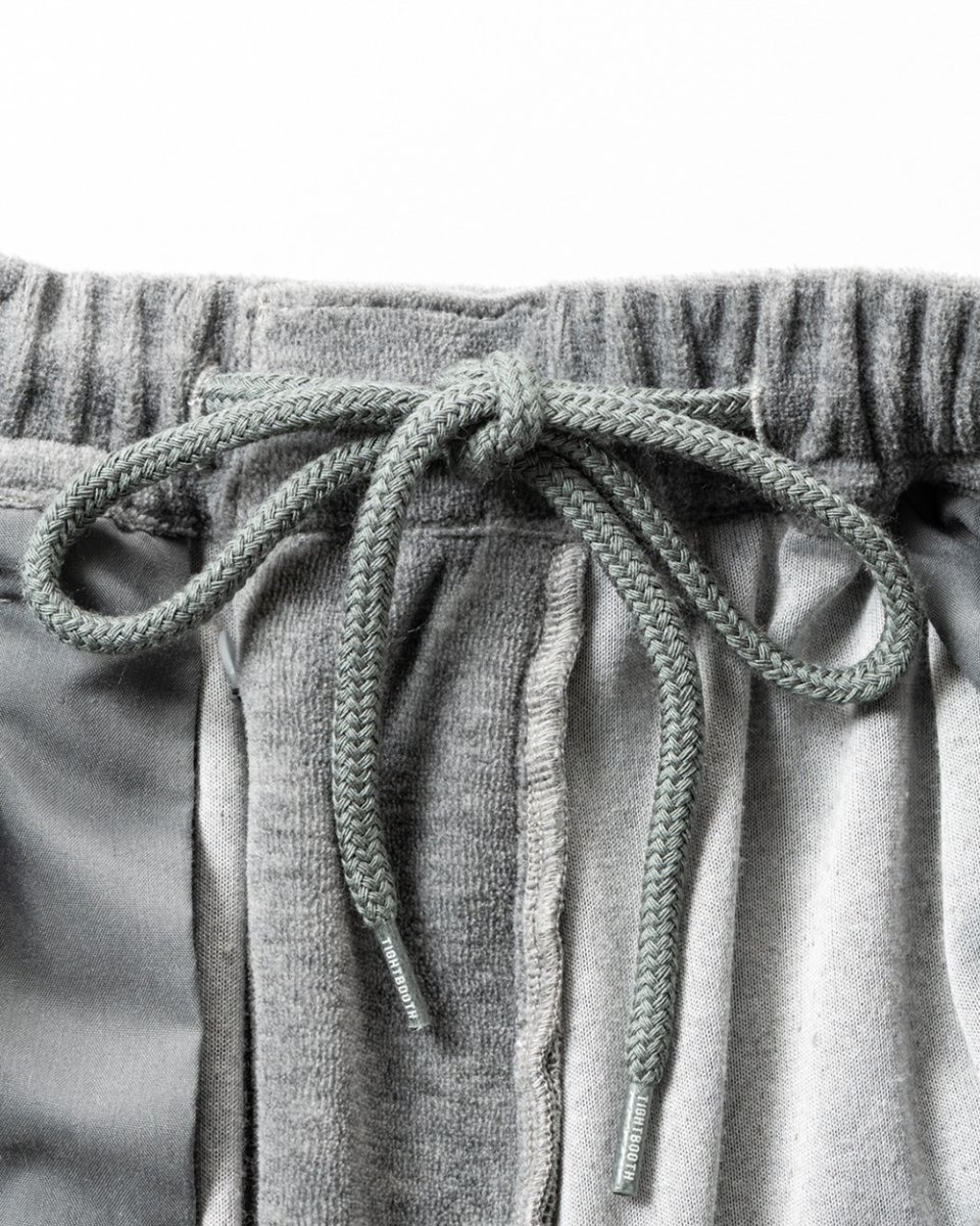 画像5: TIGHTBOOTH/VELOUR BALLOON PANTS（Gray）［ベロアバルーンパンツ-26春夏］ (5)