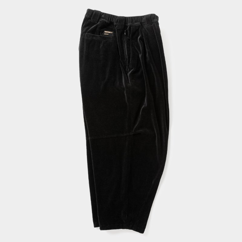 画像2: TIGHTBOOTH/VELOUR BALLOON PANTS（Black）［ベロアバルーンパンツ-26春夏］