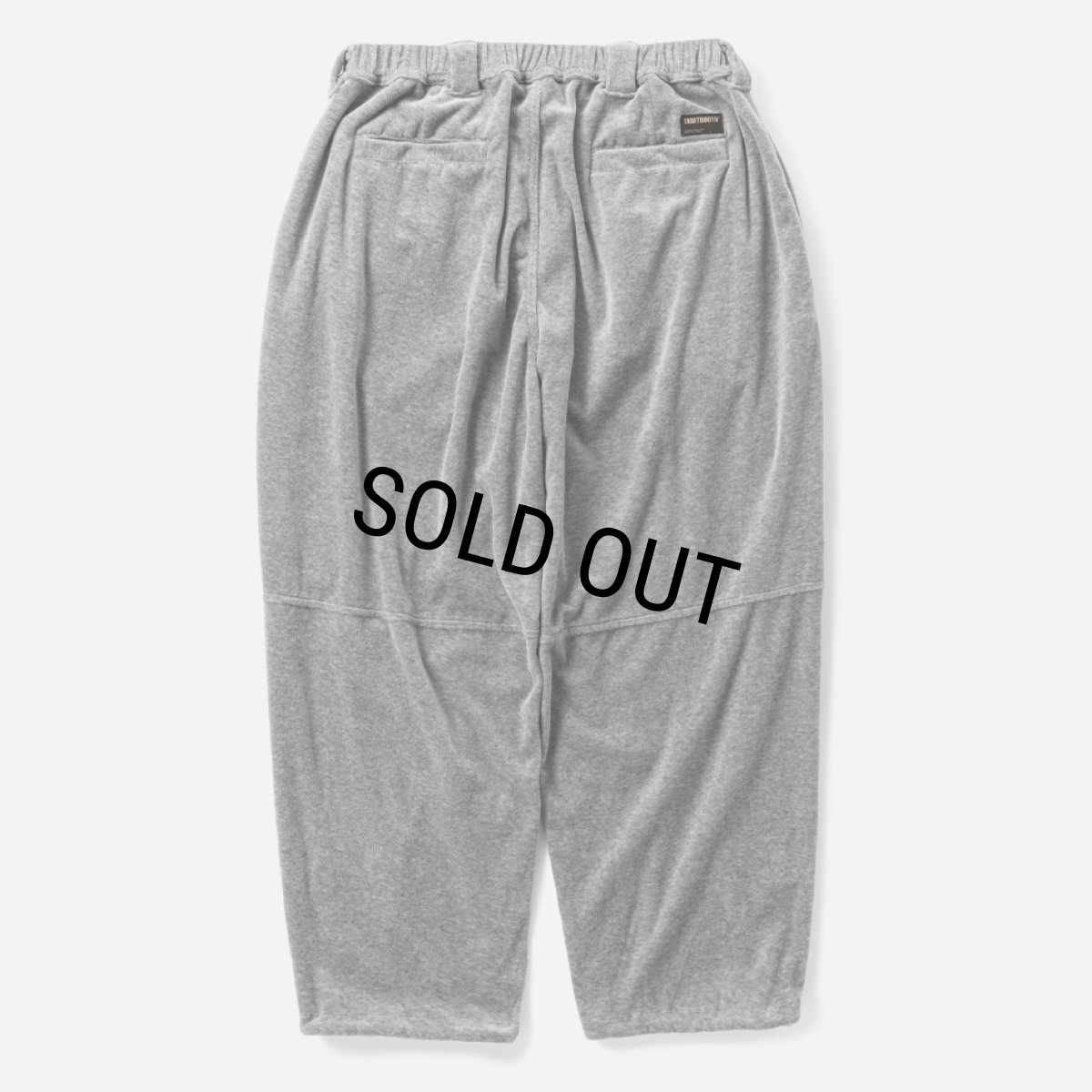 画像2: TIGHTBOOTH/VELOUR BALLOON PANTS（Gray）［ベロアバルーンパンツ-26春夏］ (2)