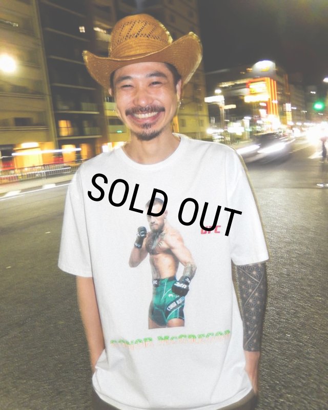WACKO MARIA/UFC / WASHED HEAVY WEIGHT T-SHIRT（BLACK）［プリント+