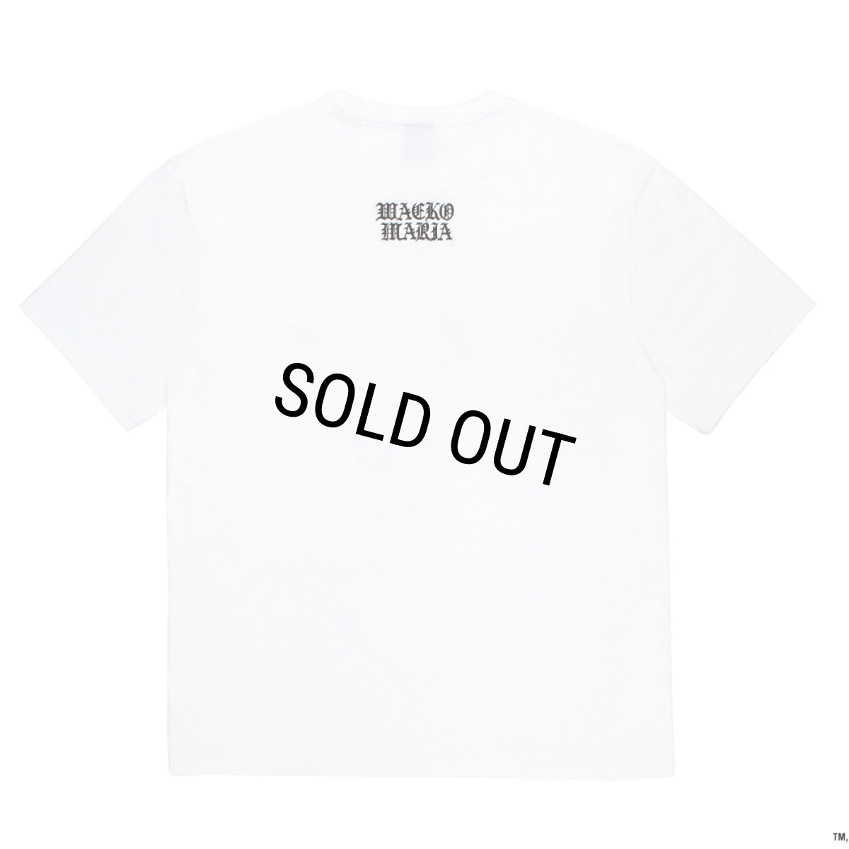 画像2: WACKO MARIA/UFC / WASHED HEAVY WEIGHT T-SHIRT（WHITE）［プリント+刺繍T-26春夏］ (2)