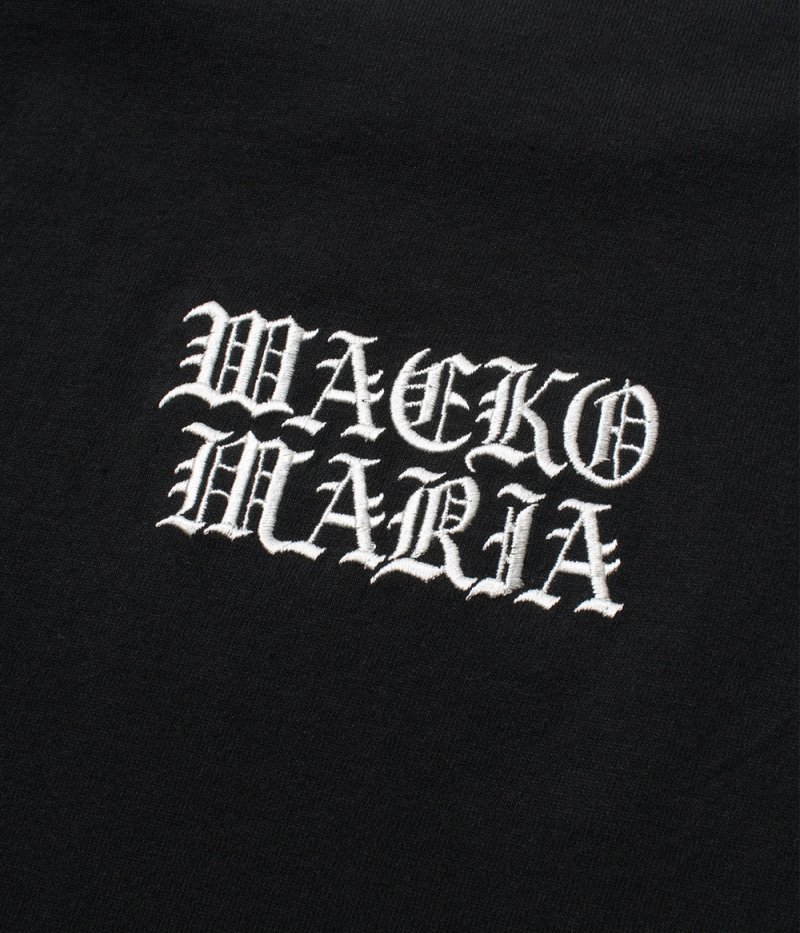 画像3: WACKO MARIA/UFC / WASHED HEAVY WEIGHT T-SHIRT（BLACK）［プリント+刺繍T-26春夏］