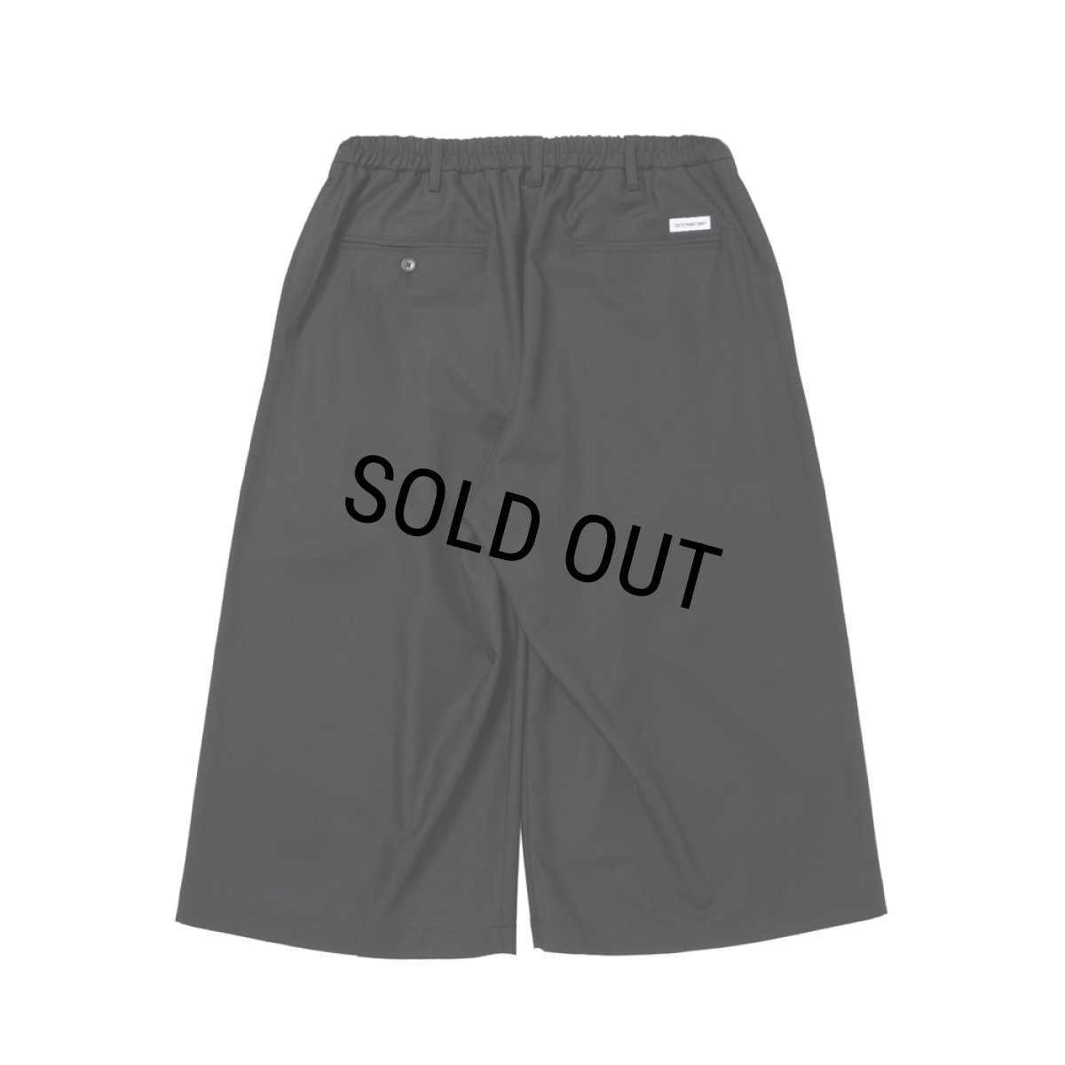 画像2: COOTIE PRODUCTIONS/T/W Twill Shin Cut Wide Easy Trousers（Black）［シンカットワイドイージートラウザース-26春夏］ (2)