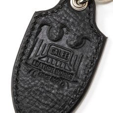 画像4: CALEE/STUDS LEATHER KEY RING ＜TYPE A＞（BLACK）［スタッズレザーキーリング-26春夏］ (4)