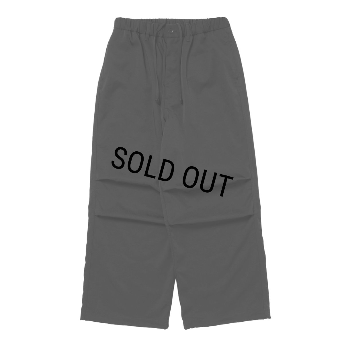 画像1: COOTIE PRODUCTIONS/Ny/Wo Twill Utility Wide Easy Trousers（Black）［ユーティリティーワイドイージートラウザース-26春夏］ (1)