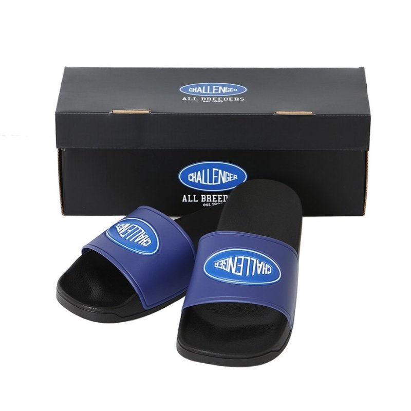 画像3: CHALLENGER/LOGO SANDALS（NAVY/BLACK）［ロゴサンダル-26春夏］