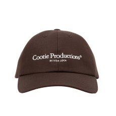 画像1: COOTIE PRODUCTIONS/T/W Twill 6 Panel Cap（Brown）［T/Wツイル6パネルキャップ-26春夏］ (1)