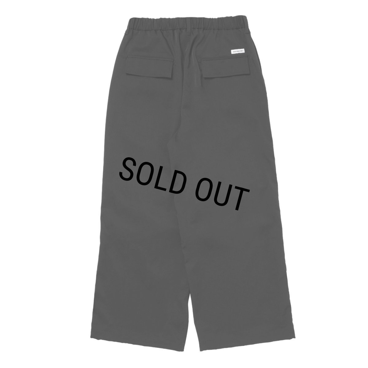 画像2: COOTIE PRODUCTIONS/Ny/Wo Twill Utility Wide Easy Trousers（Black）［ユーティリティーワイドイージートラウザース-26春夏］ (2)