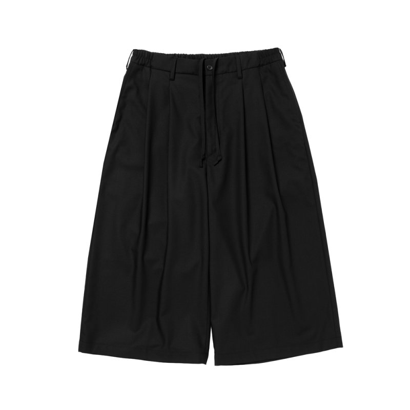 画像1: COOTIE PRODUCTIONS/T/W Twill Shin Cut Wide Easy Trousers（Black）［シンカットワイドイージートラウザース-26春夏］