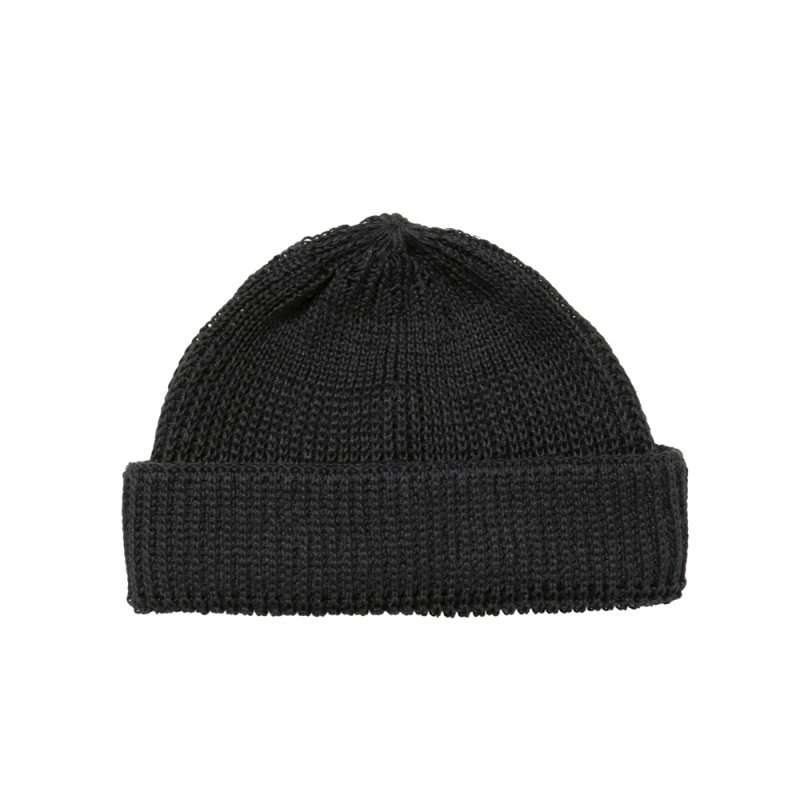 画像1: COOTIE PRODUCTIONS/Linen Watch Cap（Black）［リネンワッチキャップ-26春夏］