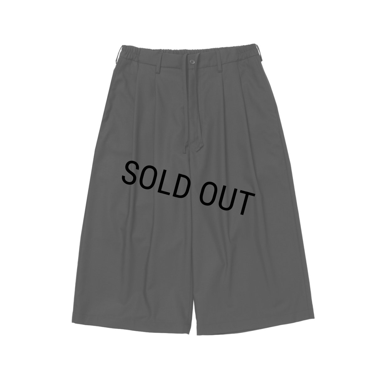 画像1: COOTIE PRODUCTIONS/T/W Twill Shin Cut Wide Easy Trousers（Black）［シンカットワイドイージートラウザース-26春夏］ (1)