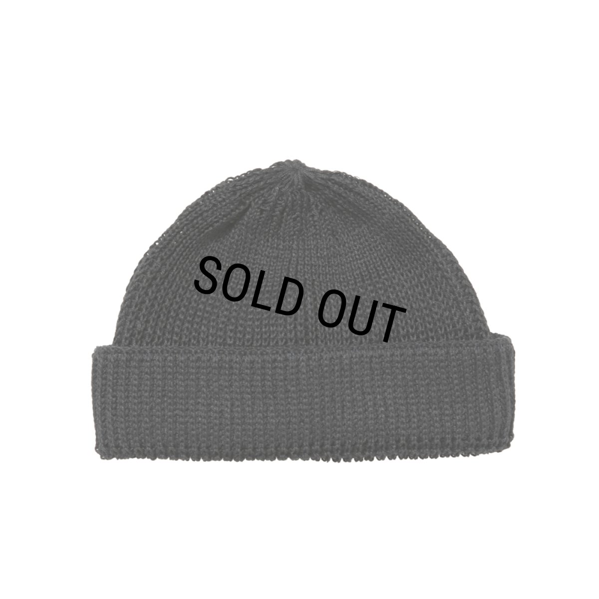 画像1: COOTIE PRODUCTIONS/Linen Watch Cap（Black）［リネンワッチキャップ-26春夏］ (1)