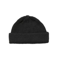 画像1: COOTIE PRODUCTIONS/Linen Watch Cap（Black）［リネンワッチキャップ-26春夏］ (1)