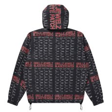 画像2: BlackEyePatch/GRILLZ JEWELZ PATTERNED SHELL JACKET（BLACK） (2)