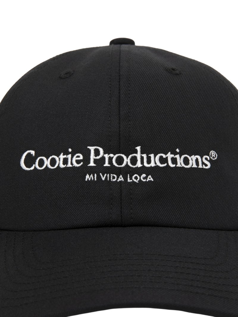 画像3: COOTIE PRODUCTIONS/T/W Twill 6 Panel Cap（Black）［T/Wツイル6パネルキャップ-26春夏］